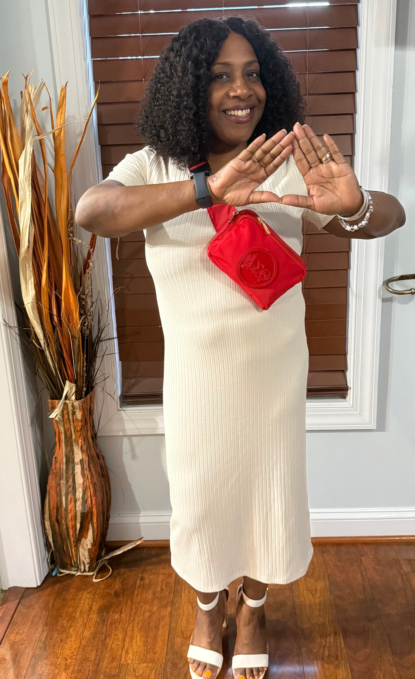 Delta Sigma Theta Fanny pack/Crossbody.