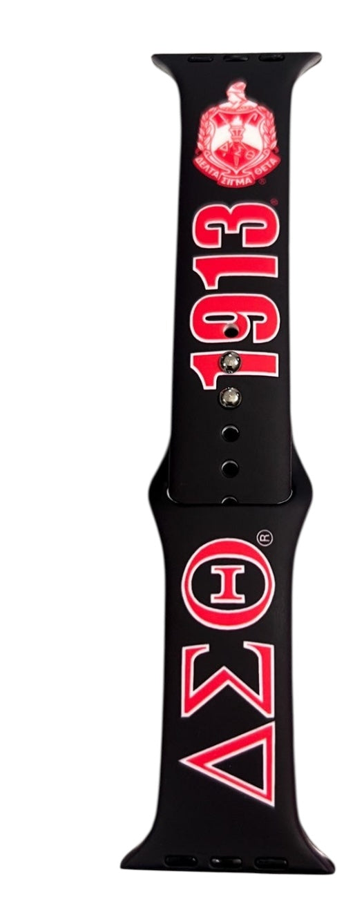 Delta Sigma Theta Apple Watch band